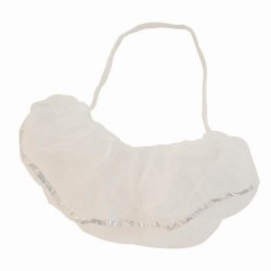 Beard Mask, White, PP, Detectable | Description : Beard mask, detectable